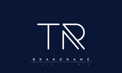 T, R logo design. TR  creative Monogram Logo. This logo design is the process of creating a visual symbol that represents a brand, company, or individual.