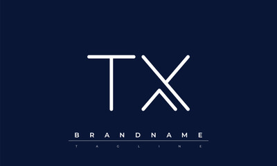T, X logo design. TX  creative Monogram Logo. This logo design is the process of creating a visual symbol that represents a brand, company, or individual.