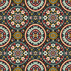 abstract seamless pattern with circles
