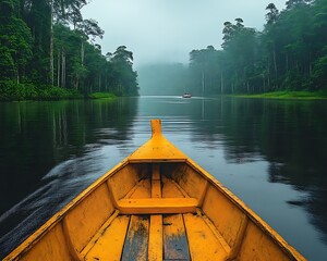 Misty River Boat Journey, Jungle