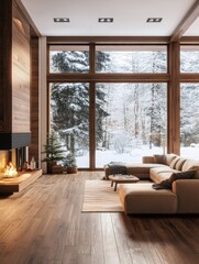 Fototapeta premium Cozy Living Room