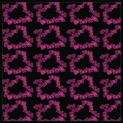 seamless pattern with hearts