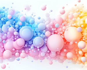 Abstract Colorful Bubble Design