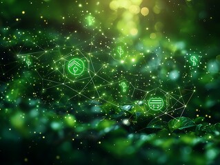 Green finance network in nature