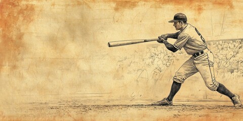 The Baseball Player Swings The Bat During An Important Game