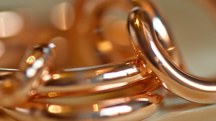 Isolated Brass chain background coper banner Brass background shining golden background gold chain wallpaper bronze link banner image