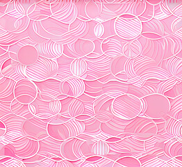 Fototapeta premium Soft gradient pastel waves simple background. Smooth glamour pattern rose pink color,. Gradient vector texture for landing page, apps, women poster,generative ai