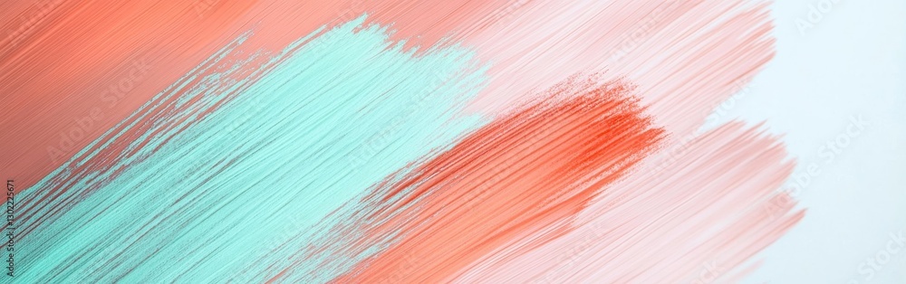 Leinwandbilder Abstract pencil strokes create a fluid blend of colors with blurred edges and textured patterns suitable for artistic expression