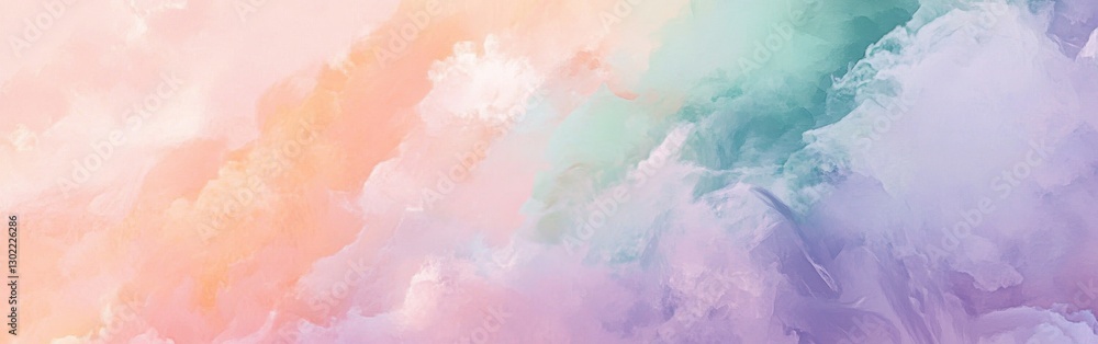 Leinwandbilder soft pastel gradient background with gentle hues creating a tranquil atmosphere for artistic project