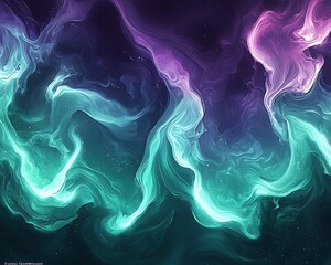 Abstract Cosmic Nebula Flow