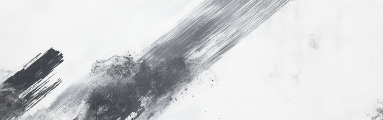 Soft gray abstract strokes creating a serene atmosphere in a minimalist art space