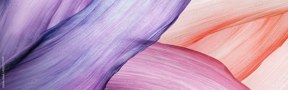 Aufkleber abstract pencil strokes create dynamic backdrop in soft hues of purple, pink, and orange showcasing 