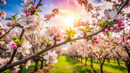 Spring Blossoms & Orchard Fruit: Warm Day in the Garden