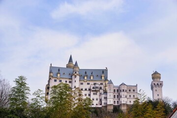 晴れた日の白鳥城