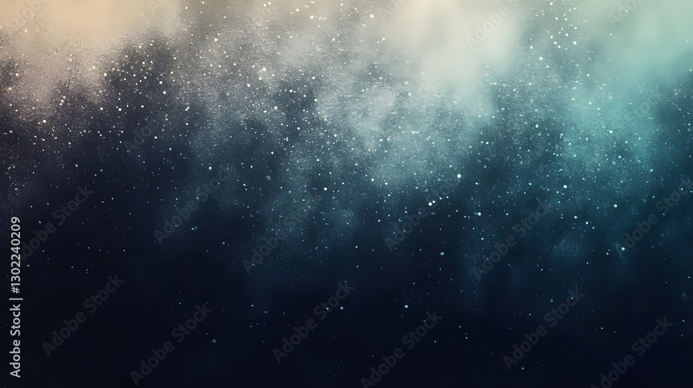 Wall mural dark textured gradient background with soft grainy noise fading from black to gray