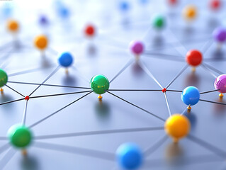 Digital marketing and social network connections for global data exchange