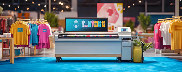 Custom T-shirt printing shop