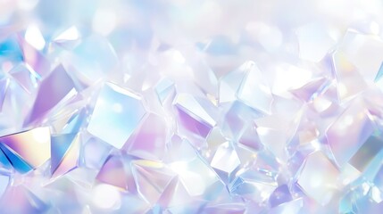 Sparkling Gems Abstract: A dazzling display of glistening gemstones, their facets reflecting and refracting light in a mesmerizing dance of color.