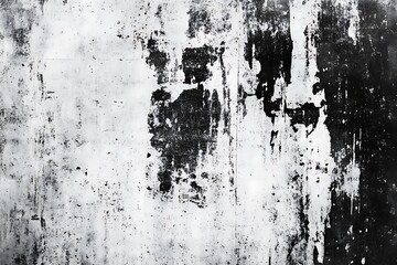 Fototapeta premium Grunge black and white wall texture. background for design.