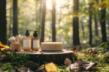 A tranquil forest scene