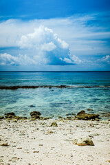 Sea view from the beach