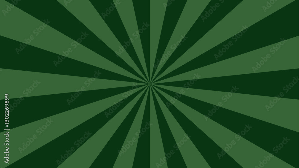 Poster abstract spiral sunburst background. colorful sun rays sunburst pattern. green swirling radial patte