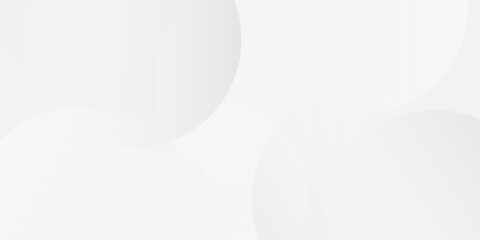 White and grey abstract modern transparency circle presentation background. Vector circles template vector design simple abstract modern