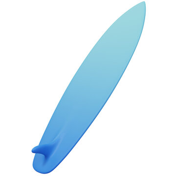 Surfboard 3D Illustration