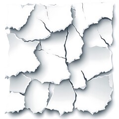 Obraz premium Abstract White Cracked Texture Background Design