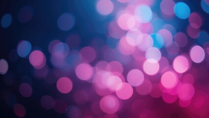 Fototapeta premium Colorful Abstract Bokeh Background with Soft Pink and Blue Lights Creating a Dreamy Atmosphere