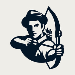 illustration of a male archer