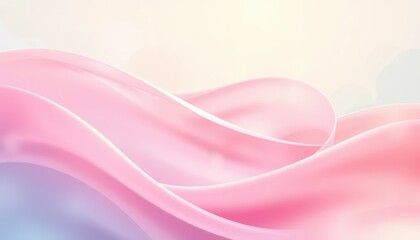 Pastel Abstract Background: Celestial Waves