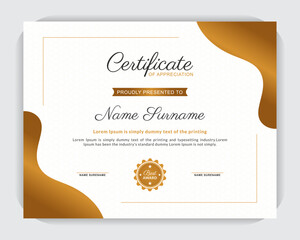 Creative, modern, stylish certificate design. Create a certificate template with a contemporary backdrop and vibrant, futuristic polygonal colors.