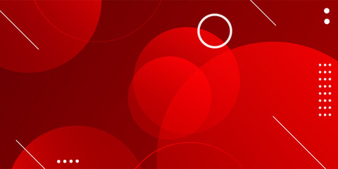 Abstract red color background.  Dynamic shapes composition and elements. Modern design in Eps10 vector illustration
