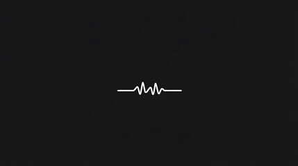 Minimalist Abstract Sound Wave Graphic Design
