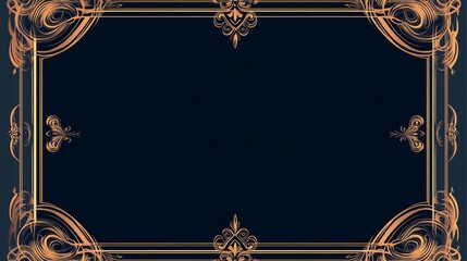 Double stroke simple line border, vector-based, sharp geometric edges, perfect for framing with elegance 