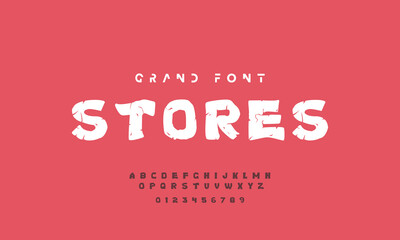 Vector Illustration Playful Handmade Typography. Font For Kids And Games