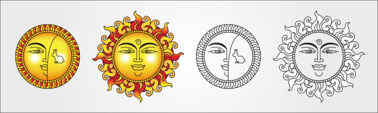 Sri Lankan Traditional Sun for Sinhala and Tamil New Year