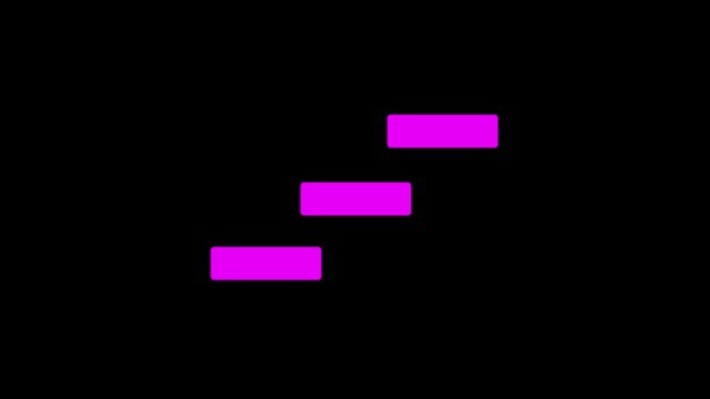 Animation on bouncing ball. ball animation with digital system.