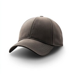 Fototapeta premium Detailed Single Baseball Cap Icon with Unique Texturing Features