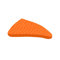 Illustration of Fresh Salmon Fillet
