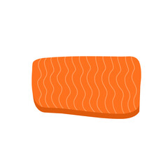 Illustration of Fresh Salmon Fillet