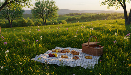 picnic in the garden