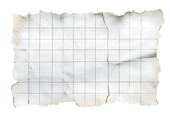torn paper vintage note grid memo black and white