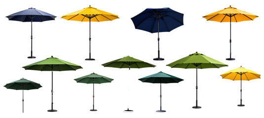 Obraz premium patio umbrellas isolated 