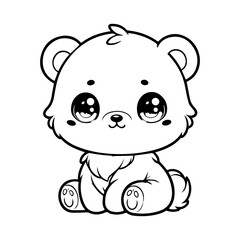 a illustration of cute bear