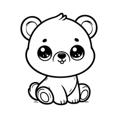 a illustration of cute bear