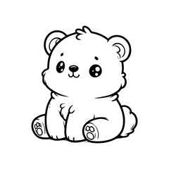 a illustration of cute bear