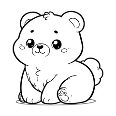 a illustration of cute bear