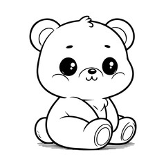 a illustration of cute bear